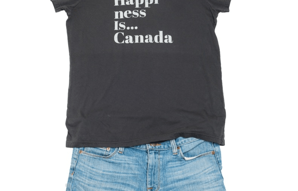 Happiness is ... Canada t-shirt